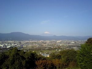 富士の積雪